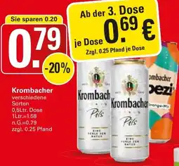 WEZ Krombacher Angebot