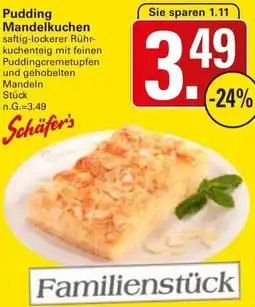 WEZ Schäfer's Pudding Mandelkuchen Angebot