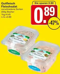 WEZ Gutfleisch Fleischsalat Angebot
