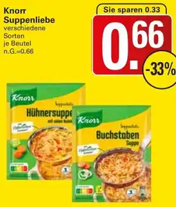 WEZ Knorr Suppenliebe Angebot