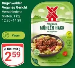 Globus Rügenwalder Veganes Gericht Angebot