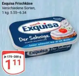 Globus Exquisa Frischkäse Angebot