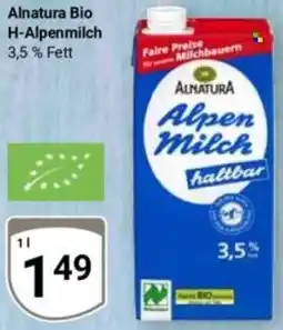 Globus Alnatura Bio H-Alpenmilch Angebot