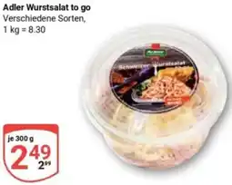 Globus Adler Wurstsalat to go Angebot