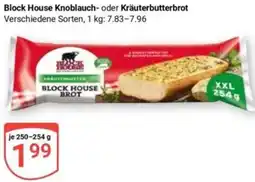 Globus Block House Knoblauch- oder Kräuterbutterbrot Angebot