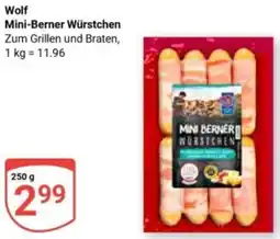 Globus Wolf Mini-Berner Würstchen Angebot
