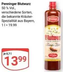 Globus Penninger Blutwurz Angebot