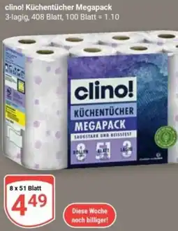 Globus clino! Küchentücher Megapack Angebot