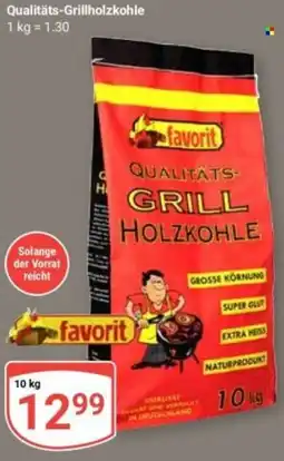 Globus favorit Qualitäts-Grillholzkohle Angebot