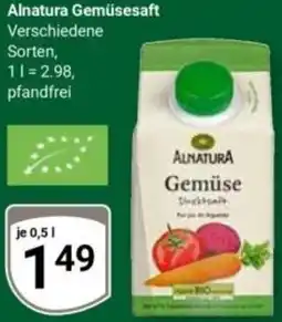 Globus Alnatura Gemüsesaft Angebot