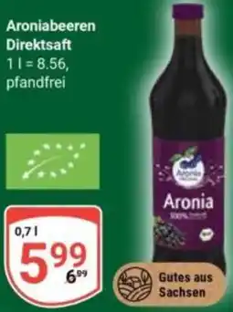 Globus Aroniabeeren Direktsaft Angebot