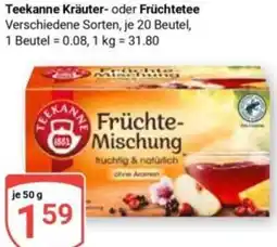 Globus Teekanne Kräuter- oder Früchtetee Angebot