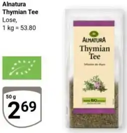 Globus Alnatura Thymian Tee Angebot