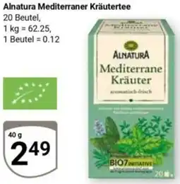 Globus Alnatura Mediterraner Kräutertee Angebot