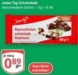 Globus Jeden Tag Schokolade Angebot