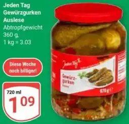 Globus Jeden Tag Gewürzgurken Auslese Angebot