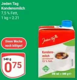 Globus Jeden Tag Kondensmilch Angebot