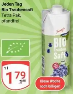 Globus Jeden Tag Bio Traubensaft Angebot