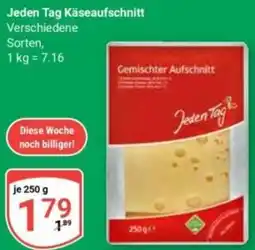 Globus Jeden Tag Käseaufschnitt Angebot