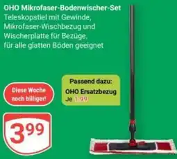 Globus OHO Mikrofaser Bodenwischer-Set Angebot