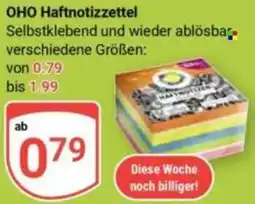 Globus OHO Haftnotizzettel Angebot
