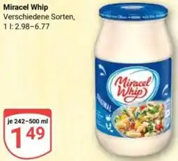 Globus Miracel Whip Angebot