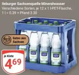 Globus lleburger Sachsenquelle Mineralwasser Angebot