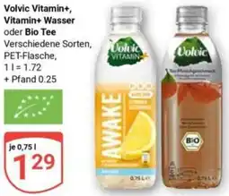 Globus Volvic Vitamin+, Vitamin+ Wasser oder Bio Tee Angebot