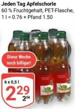 Globus Jeden Tag Apfelschorle Angebot
