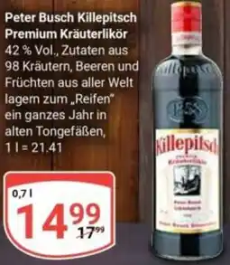 Globus Peter Busch Killepitsch Premium Kräuterlikör Angebot