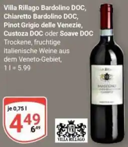Globus Villa Rillago Bardolino DOC, Chiaretto Bardolino DOC, Pinot Grigio delle Venezie, Custoza DOC oder Soave DOC Angebot