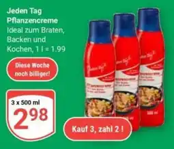 Globus Jeden Tag Pflanzencreme Angebot
