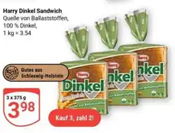 Globus Harry Dinkel Sandwich Angebot