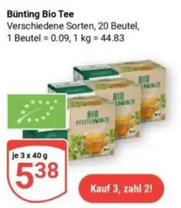 Globus Bunting Bio Tee Angebot