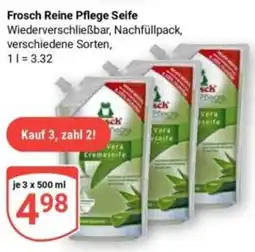 Globus Frosch Reine Pflege Seife Angebot