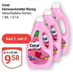 Globus Coral Feinwaschmittel flüssig Angebot