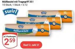 Globus Müllbeutel mit Tragegriff Angebot