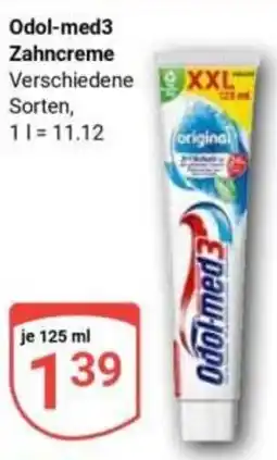 Globus Odol-med3 Zahncreme Angebot