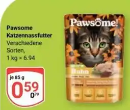 Globus Pawsome Katzennassfutter Angebot