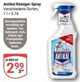 Globus Antikal Reiniger-Spray Angebot