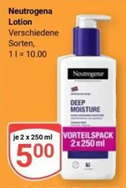 Globus Neutrogena Lotion Angebot