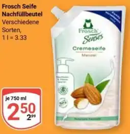 Globus Frosch Seife Nachfüllbeutel Angebot
