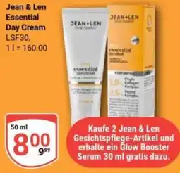 Globus Jean & Len Essential Day Cream LSF30 Angebot