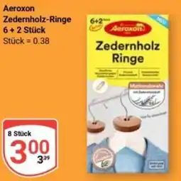 Globus Aeroxon Zedernholz-Ringe 6+2 6+2 Stück Stück Angebot