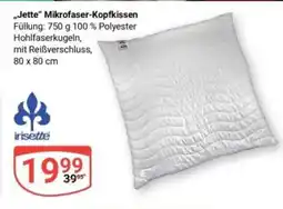 Globus irisette „Jette“ Mikrofaser-Kopfkissen Angebot