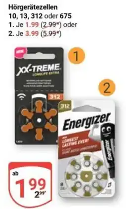 Globus Hörgerätezellen Energizer Angebot