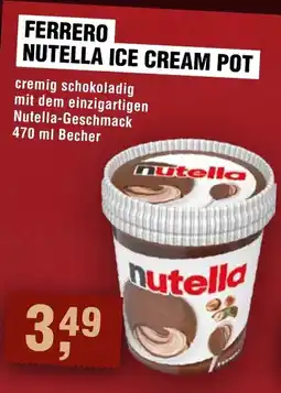 Handelshof Ferrero nutella ice cream pot Angebot
