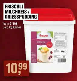 Handelshof Frischli milchreis/ griesspudding Angebot