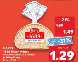 Kaufland HARRY 1688 Unser Mildes Angebot
