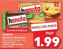 Kaufland HANUTA Haselnuss-Schnitten Angebot
